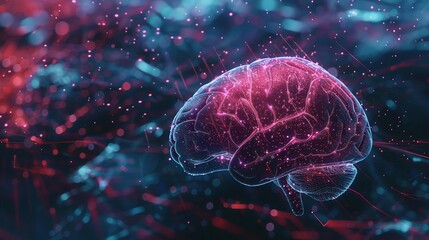 Obraz premium Unveiling the Synthesis of Human Intelligence and Data Dynamics