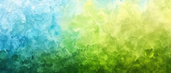 Fototapeta na wymiar Multicolor gradient hand . Abstract pastoral lansdcape blue and green shades watercolor background,Abstract Background With Smooth Gradient Color. For Brochure, Banner, Wallpaper, Mobile Screen