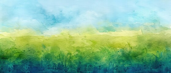 Multicolor gradient hand . Abstract pastoral lansdcape blue and green shades watercolor background,Abstract Background With Smooth Gradient Color. For Brochure, Banner, Wallpaper, Mobile Screen - obrazy, fototapety, plakaty