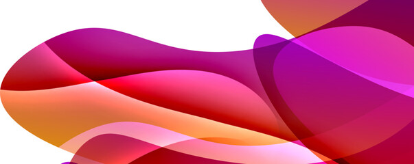 A detailed closeup of a petalpatterned purple and orange wave on a white background, showcasing a beautiful blend of violet, magenta, and pink hues