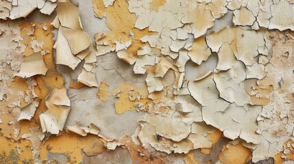 Wall with Texture and Peeling Paint