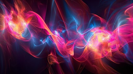 Dynamic Dreamscape, Abstract Multicolor Deligh