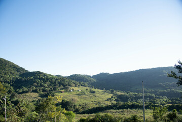 Fototapeta na wymiar Rural landscape in southern Brazil