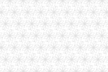 Classical Luxury Damask Seamless Pattern Vector Background Template