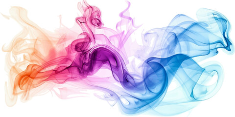 Colorful abstract smoke vector background