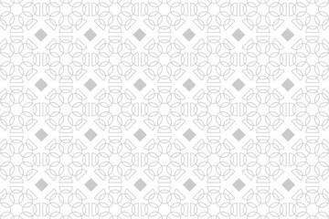 Classical Luxury Damask Seamless Pattern Vector Background Template