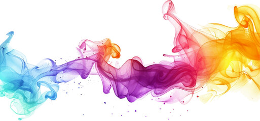 Colorful abstract smoke vector background