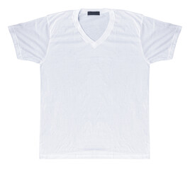 White color v neck shirt