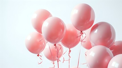 Dreamy Pink Balloons - Serene and Modern Festive Decor