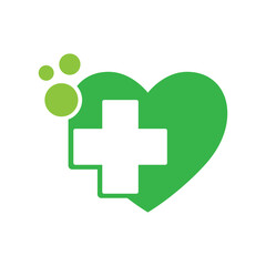 Fototapeta premium hospital and health clinic logo design