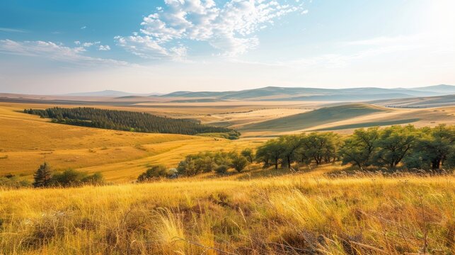 Celebrating National Public Lands Day: Diverse Landscape with Conservation Signs and Rustic Appeal