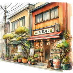 Ramen shop in japan