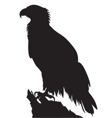 eagle silhouette vector