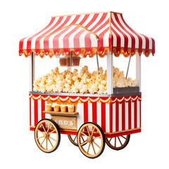 Yummy Popcorn Isolated On White Background
