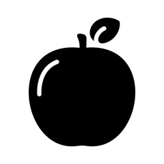 Apple Icon in trendy flat style isolated on grey background. Apple Icon page symbol for your web site design Apple Icon logo, app, UI. Apple Icon Vector illustration, EPS10.