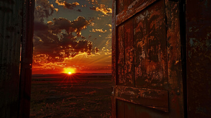 As the final act concludes the doors of the Outlaw Opera House swing open revealing a stunning sunset over the horizon a perfect end to a night of unforgettable performances. .