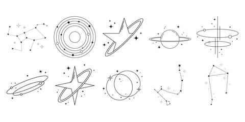 Minimalist Cosmic Vintage