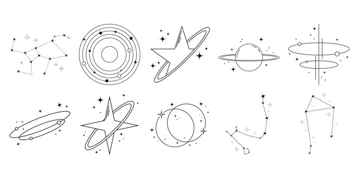 Minimalist Cosmic Vintage