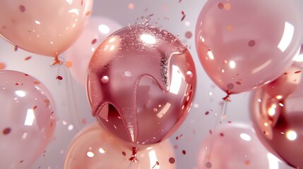 Glossy Metallic Sheen Balloons for Special Occasions