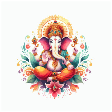 Ganesh vector illustration 