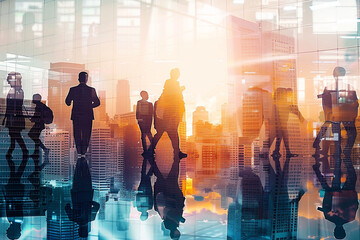 Professional Meeting in Modern Office