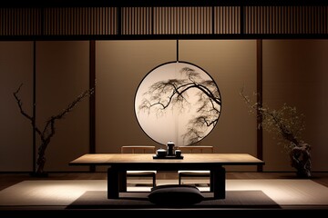 Minimalistic Zen: Contemporary Samurai Dojo Designs with Shoji Screens & Zen Lighting