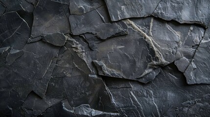 Smooth black material surface with abstract stone texture for ceramic tile background and cement concrete wall It also includes a grunge texture on black paper