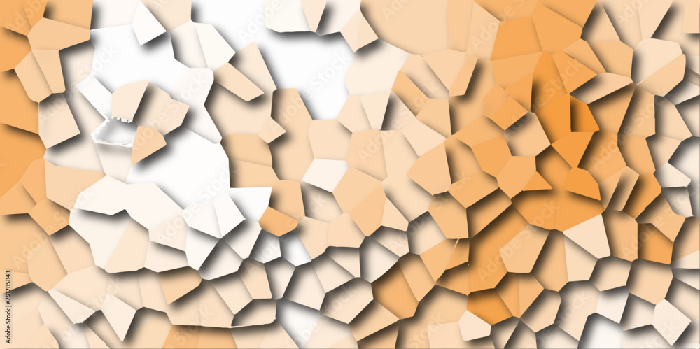 Poster abstract colorful background with polygon or vector frame. texture of geometric shapes with shadows 