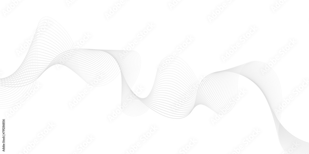 Poster abstract wave blend lines on transparent background. design for banner, wallpaper, background and ma