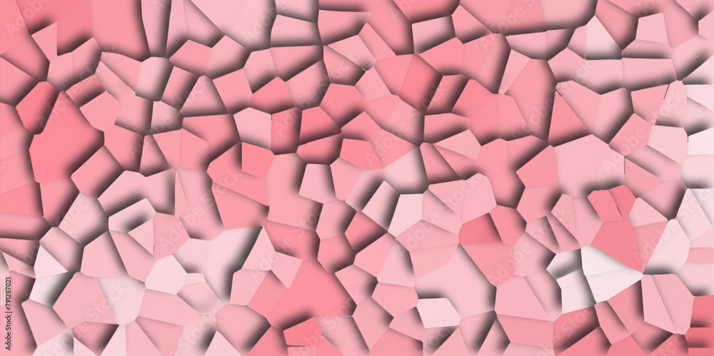 Poster abstract colorful background with polygon or vector frame. texture of geometric shapes with shadows 
