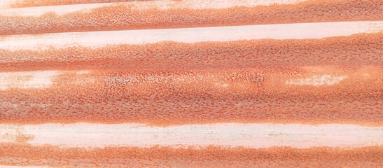 rusty used zinc wall