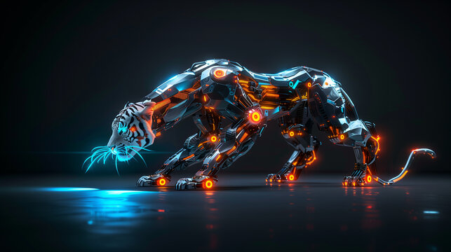 Powerful Robotic Tiger