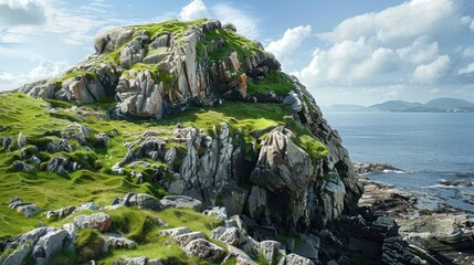 Perspective from the island s rocky outcrop - Powered by Adobe