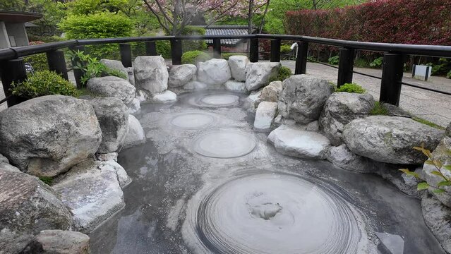 Beppu Bubbling Mud Hot Spring 