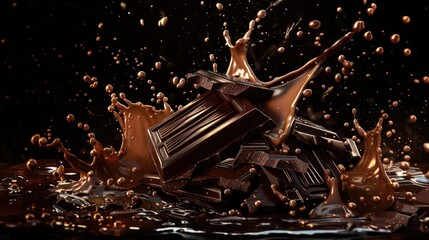 chocolate tshirt hd wallpaper & art by tim van der steen, in the style of highly detailed...