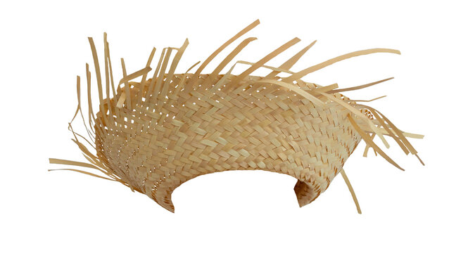 straw hat symbol of june festival isolated - Powered by Adobe
