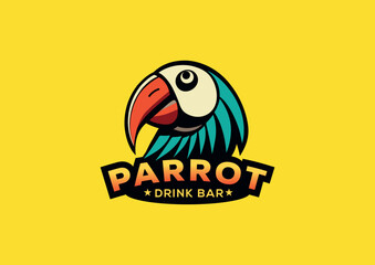 Logo design of parrot