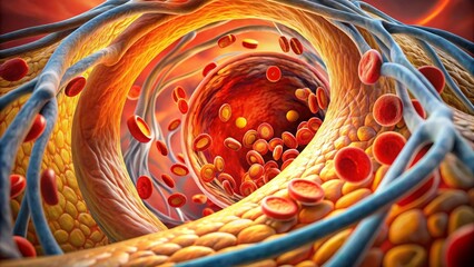 Atherosclerosis, also known as hardening of the arteries, is a condition in which plaque builds up inside the arteries and makes it more difficult for blood to flow through them.