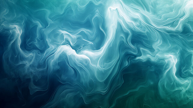 The image is a blue and white swirl of water