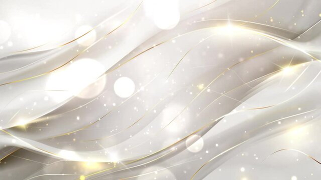 elegant modern abstract light silver background. seamless looping overlay 4k virtual video animation background