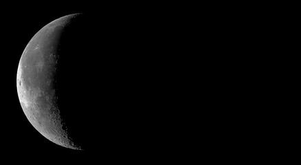 Phases of the moon wallpaper, half Moon background 