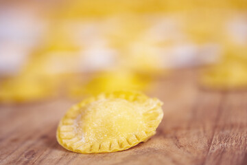 homemade ravioli detail