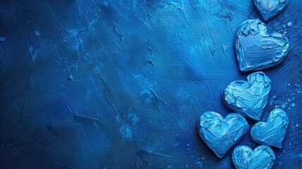 Father s Day Blue Heart Event Background Rewritten as Blue Heart Event Background for Father s Day