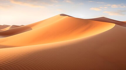 Fototapeta na wymiar Panorama of the Sahara desert, Morocco. 3d render.