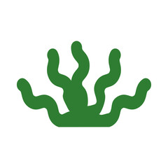 Seaweed Vector Thick Line Filled Colors Icon Design