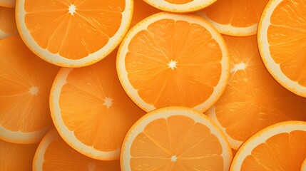 Fresh slices of oranges Advertisement, clean and minimal background, HD, Food photography, menu concept with copy space for text