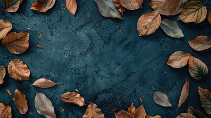 Leaves on a Background Image