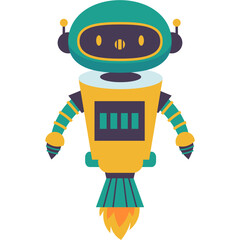 Robot Character Illustration