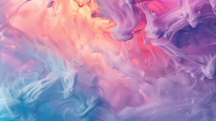 Abstract background Swirling Pink and Purple Smoke with Feather-Smooth Abstract Motion