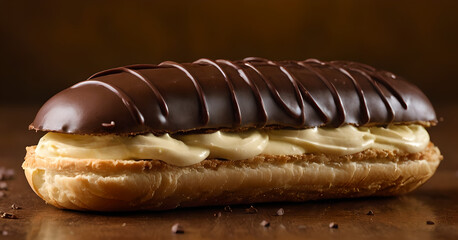 Obraz premium chocolate eclair